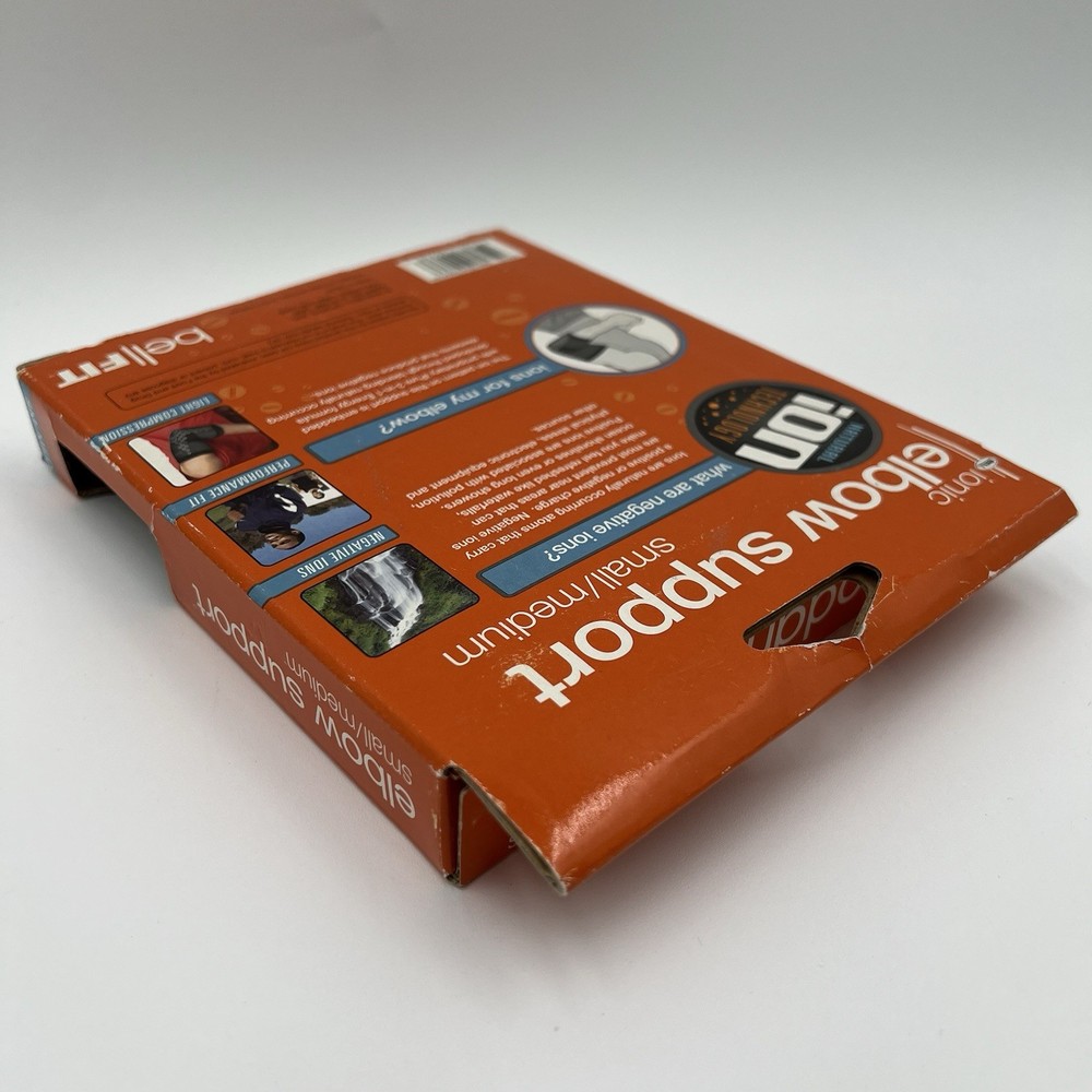 2 Bell Ionic Elbow Support Negative Ions Performance Fit and Fits Small-Medium