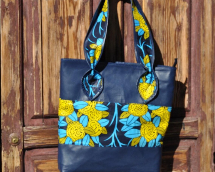 woman's handmade handbag