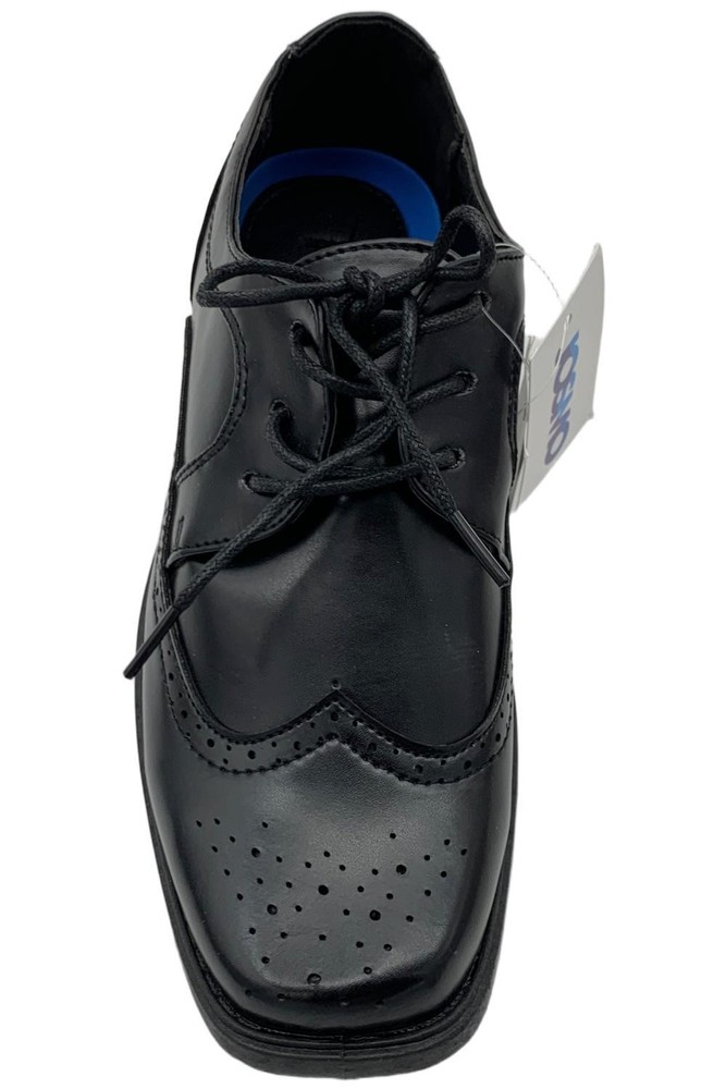 Josmo Kid's Boys Classic Wingtip Oxfords Black