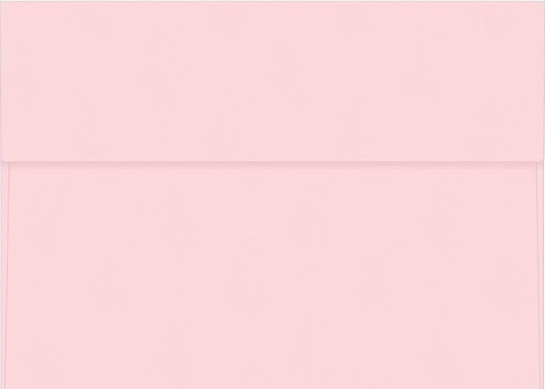 8 Assorted bunny rabbit easter shabby chic glossy folded card pink envelopes