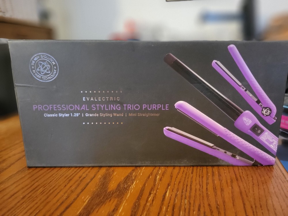 Evalectric 100% Ceramic Flat Iron, Wand, and Mini Iron
