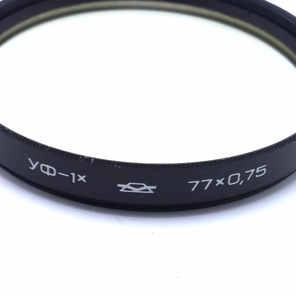 Light Filter Ultraviolet UF-1X 77-0.75 Made in ussr