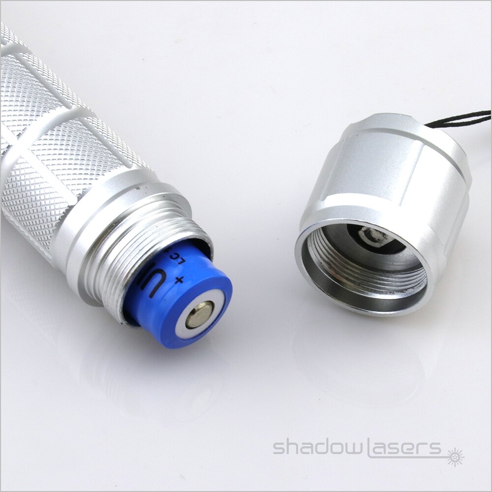 450nm Adjustable FocusBlue Laser Pointer Pen Light Visible Beam +Charger