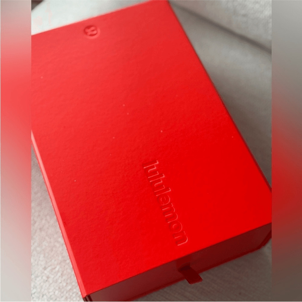 NEW Lululemon Red Gift Box New Empty Storage Keepsake