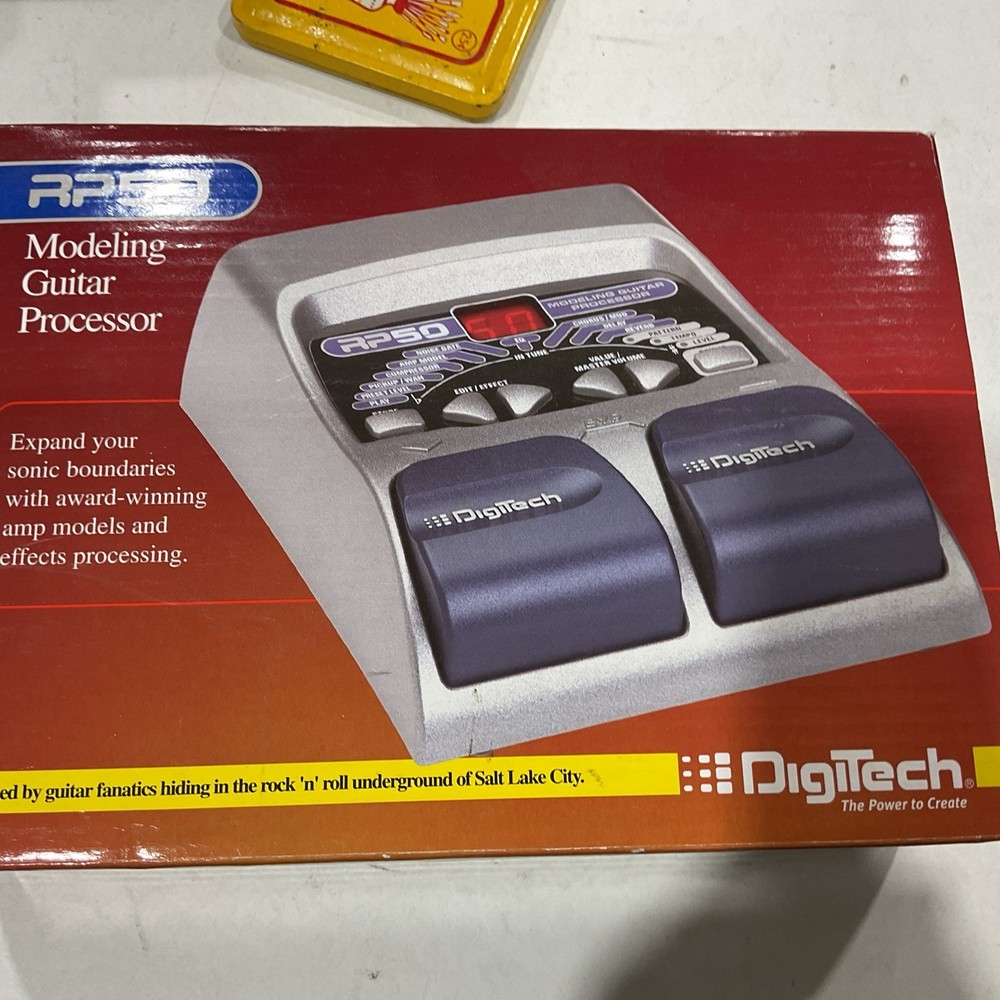DigiTech RP50 Multi-Effect Modeling Guitar Processor untested stock 4