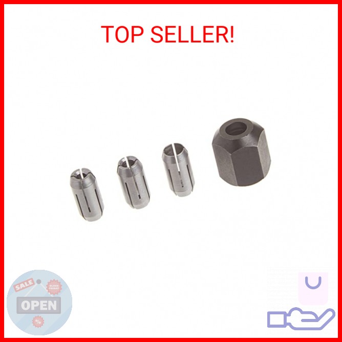 RotoZip CN1 Replacement Collet and Nut Kit,Silver