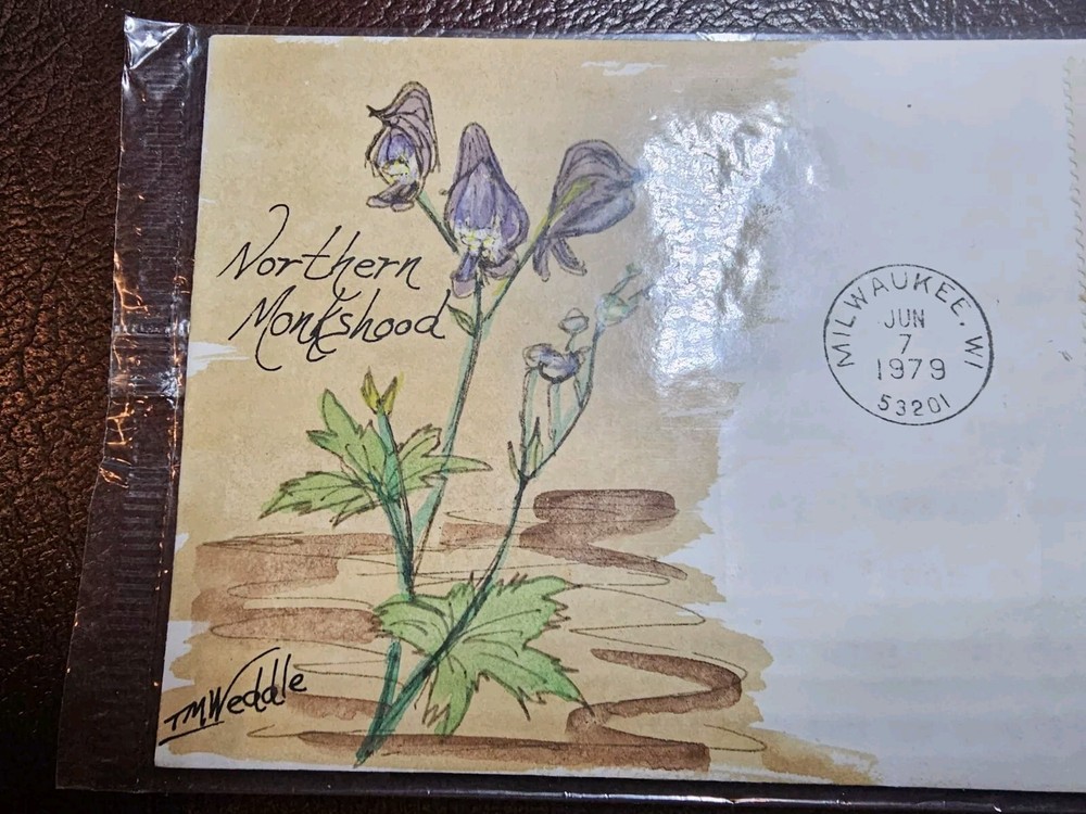 USPS FDC SC # 1783 TM WEDDLE HAND PAINTED