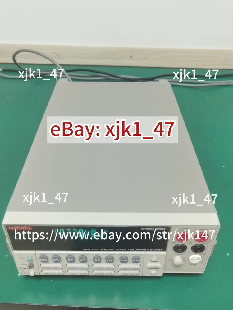 KEITHLEY 2700 MULTIMETER DATA ACQUISITION w/7702 40CH MUTIPLEX PLUG-IN DATA/xjk