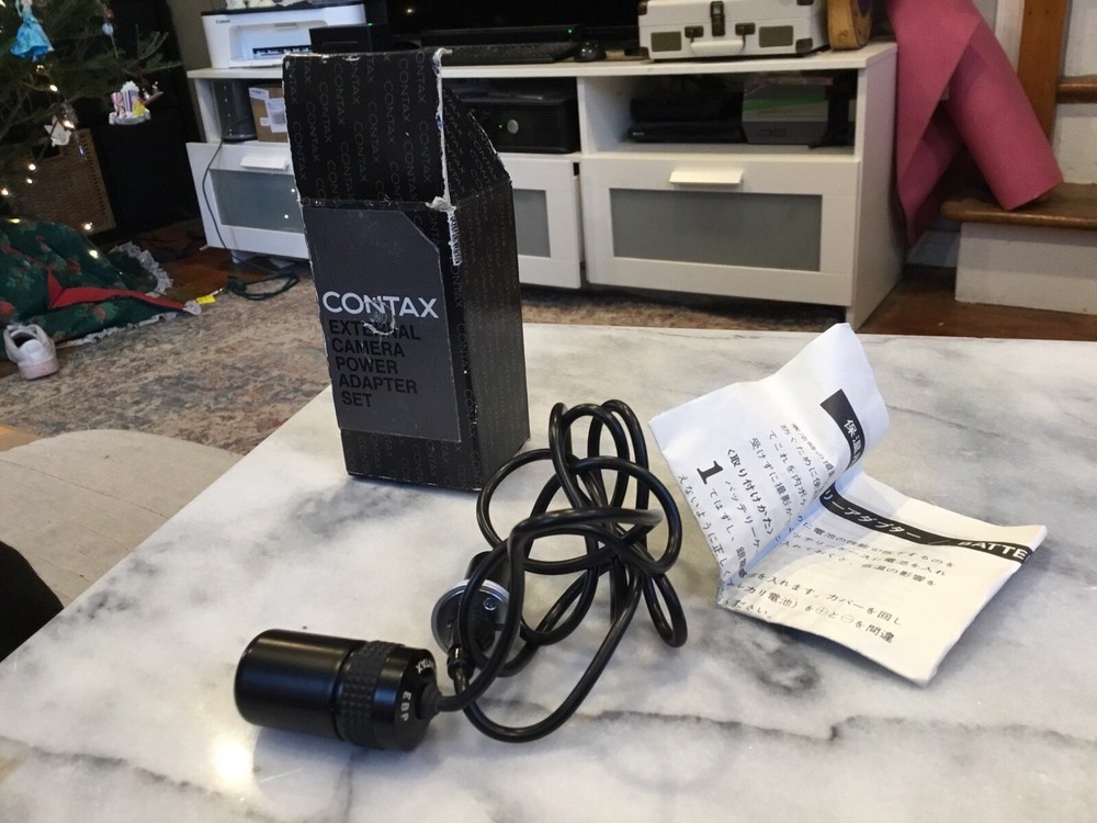 Contax External Camera Power Adapter Set From JAPAN With Box