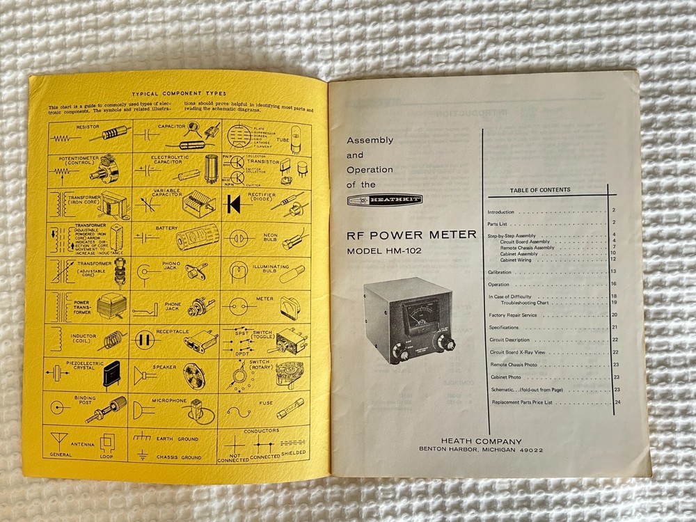 Heathkit HM-102 Assembly & Operation Manual