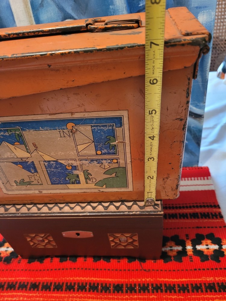 Vintage Military Ammo Box Empty Case