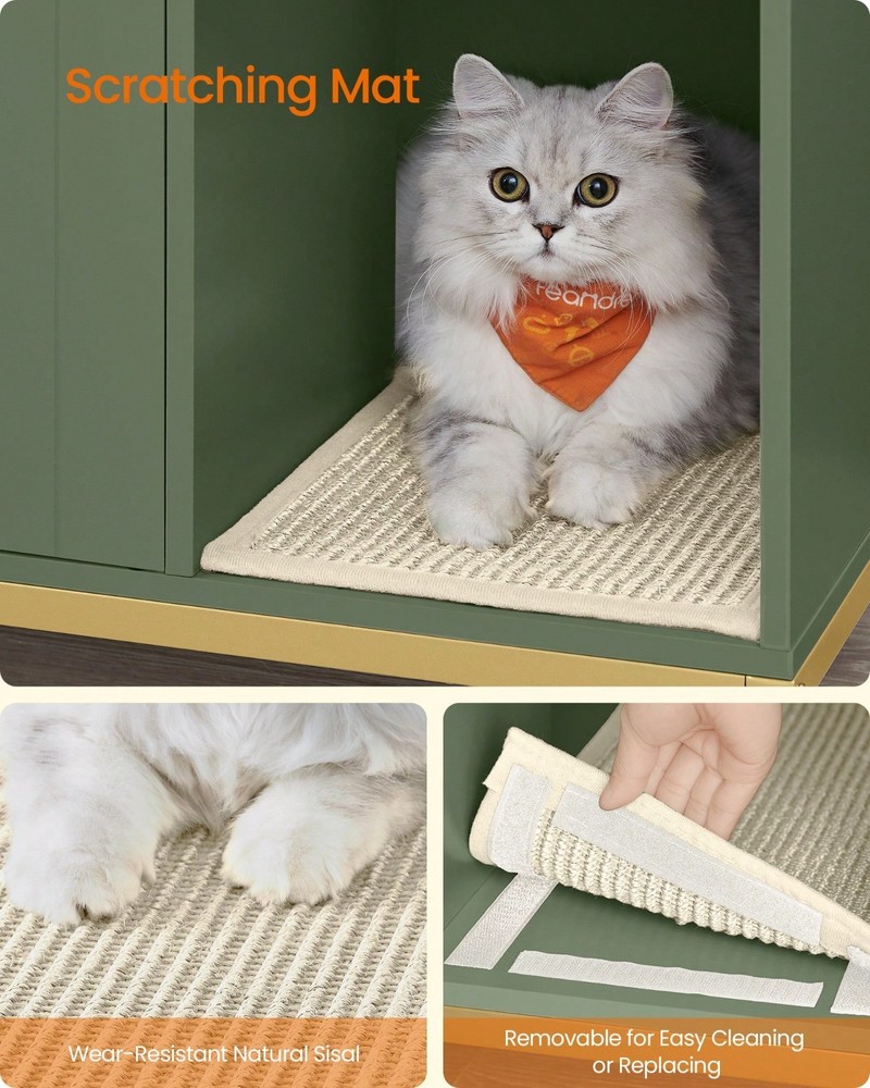 Feandrea Cat Litter Box Enclosure Table