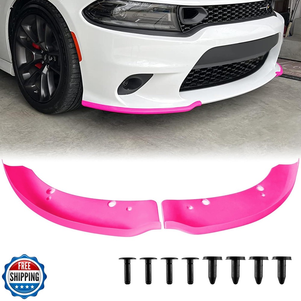 Front Bumper Lip Splitter Protector, Dodge Front Splitter Dedicated to 2015-2