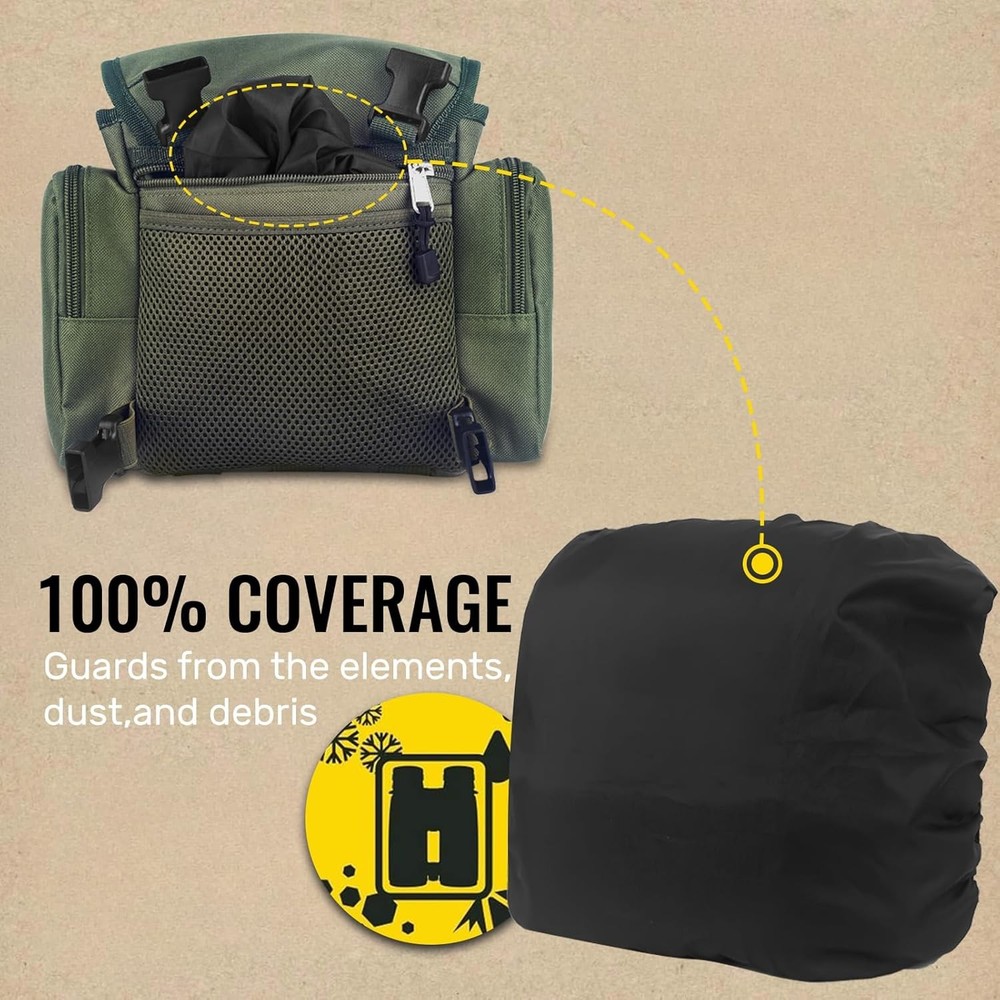 Binocuar Harness Chest Pack, Bino with Rangefiner Pouch, Case...