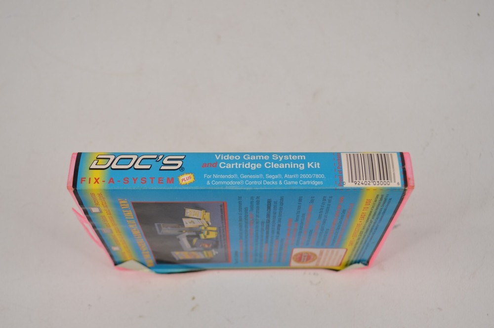 Doc's Fix-A-System Video Game Cleaning Kit for Nintendo Sega Atari Commodore