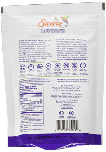 Swerve The Ultimate Sugar Replacement - Icing Sugar, 340g/12 oz. {Imported fr...