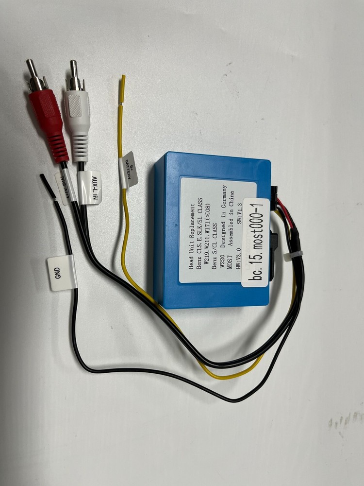Car Optical Fiber Decoder Most Box Bose Harmon For Mercedes Benz CL/SLK/CLS/E/S