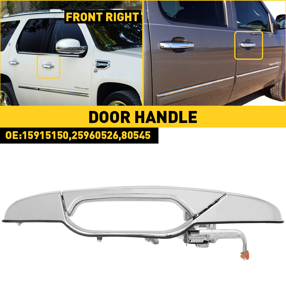 Front RIGHT (PASSENGER) Side Door Handle For 2007-2014 Cadillac Escalade ESV EXT