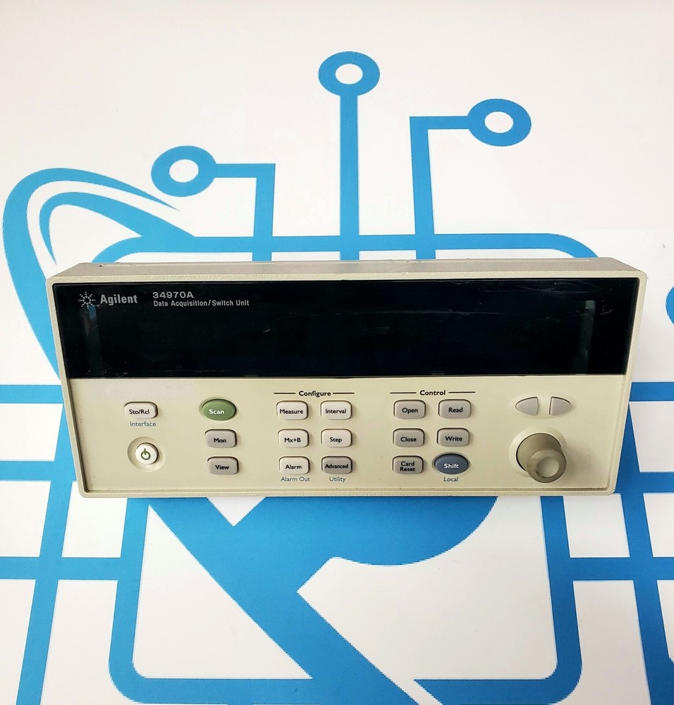 Keysight/HP/Agilent 34970A Front Panel