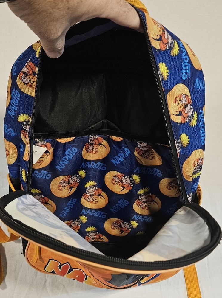 Naruto Bioworld Backpack Orange Blue