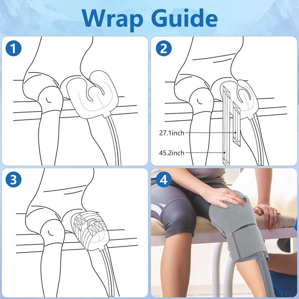 Cold Therapy Machine with Programmable Timer 9 QT Ice Therapy Machine for Kne...