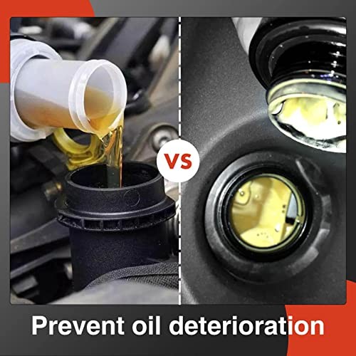 5 PCS Crankcase Vent Valve Breather Hose Kit (PCV) Ventilation Separator