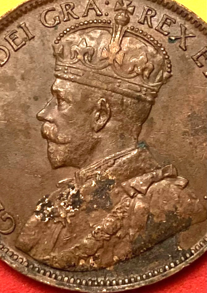 1918 CANADA 🇨🇦 1 Large Cent Penny - Excellent Condition Sharp Details