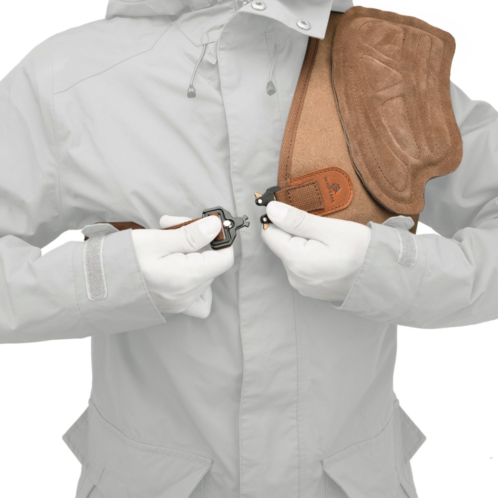 Right & Left Shoulder Field Shield Leather Archery Half Chest Protector Guard