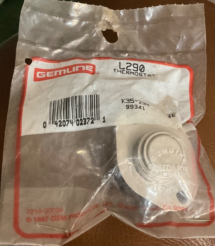 New in Sealed Package Gemline L290 Thermostat