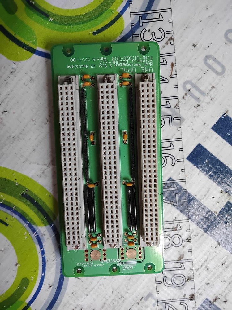 DONG HAE SYSTEMS DSOVME-3JI2 3 SLOT J2 BACKPLATE