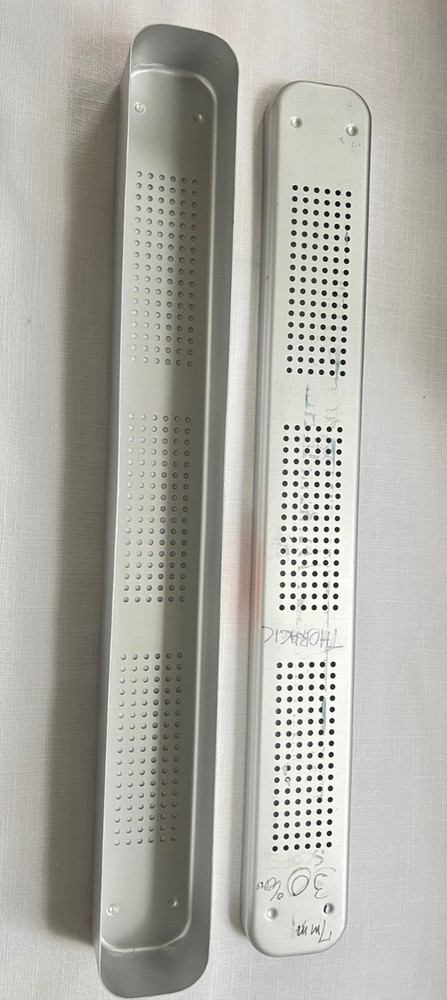 Sterilization Container Tray Aluminum 24 X 3 X 2 Empty