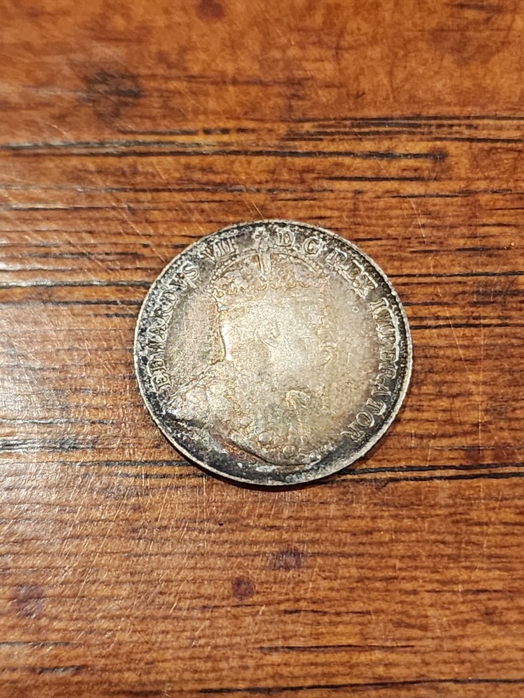 1902 Canada 5 Cents Silver Coin