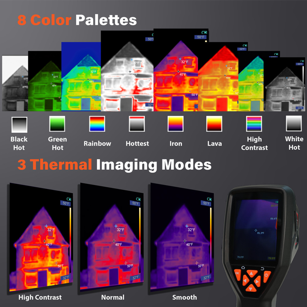 ANXTECH Infrared Thermal Thermal Imager Temperature Imaging Camera Resolution
