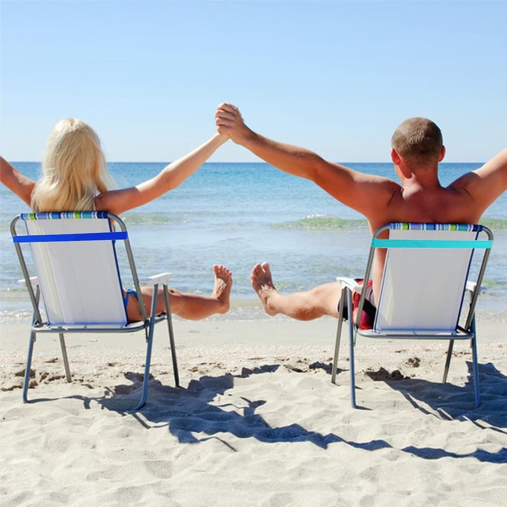 4 Pack Towel Bands, Bands for 4 Wind Proof, Blue & Sky