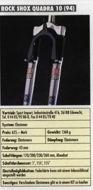 Rock Shox QUADRA 10 fork decal set sticker stickers sticker ステッ
