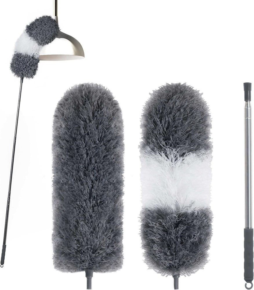 Microfiber Feather Duster Inches Extendable Pole, Dusters for