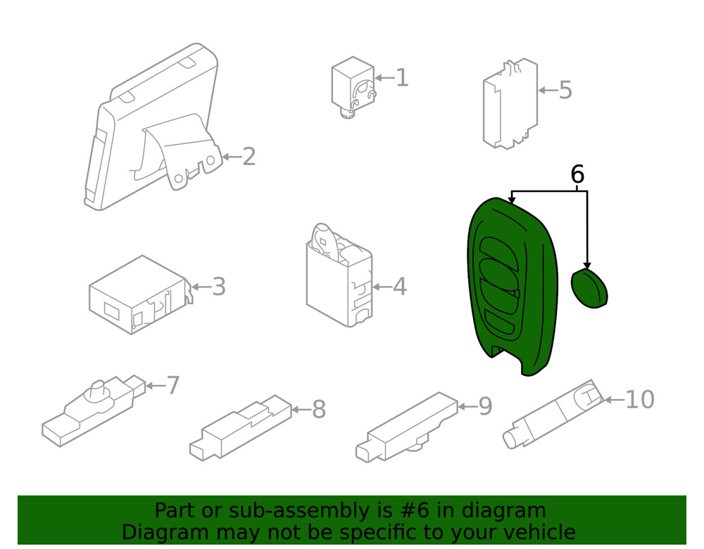Genuine Subaru Transmitter 88835AN10A