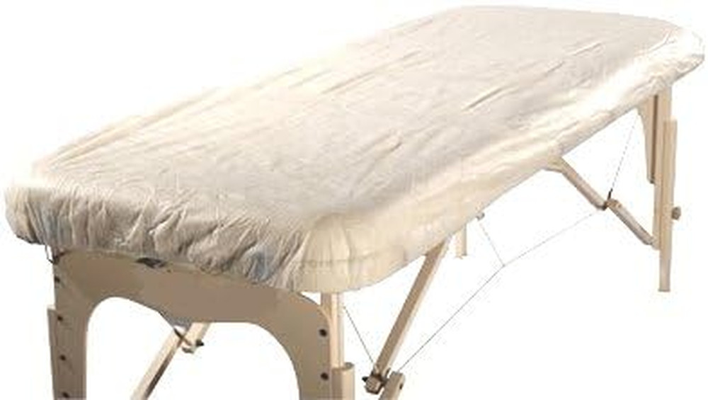 "Waterproof" Fitted Disposable Massage Table Sheet, 10Pcs per Package. Single Us