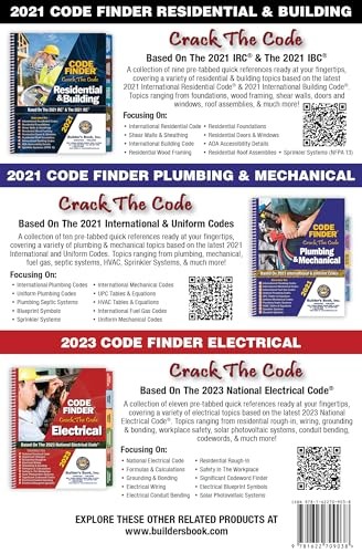 2021 International Residential Code (IRC) Fast Tabs