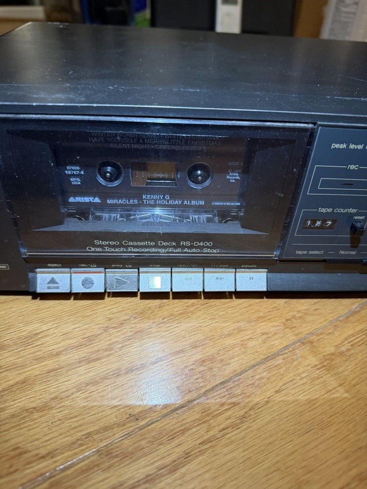 Technics RS-D400 Cassette Deck Tested Good