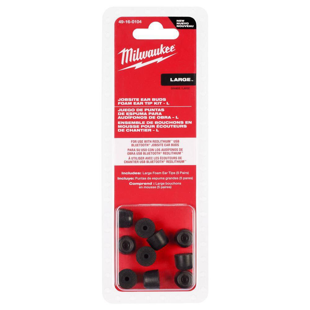 Jobsite Earbuds Foam Ear Tip Kit - Size Large