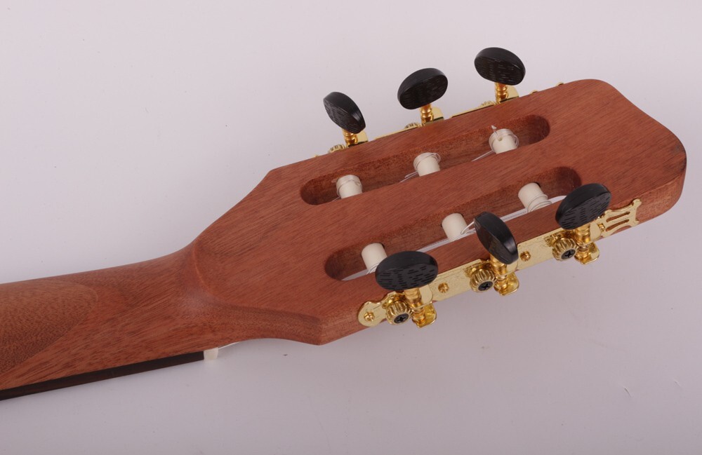 nylon string electric classical guitar travel portable built in effect