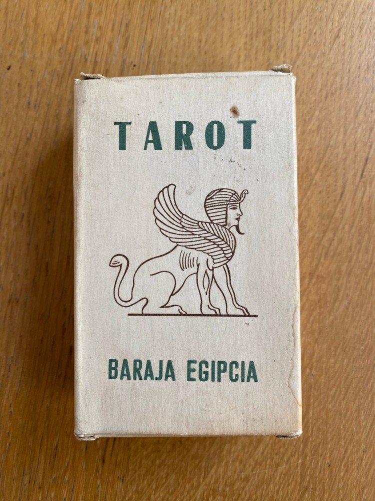 Vintage Baraja Egipcia Tarot Deck