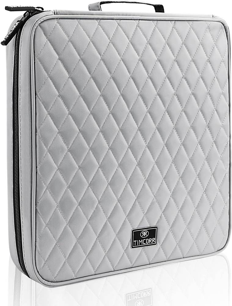 CD Case DVD Holder Storage: 160 Capacity DVD Cases Organizer Portable Wallet Sto