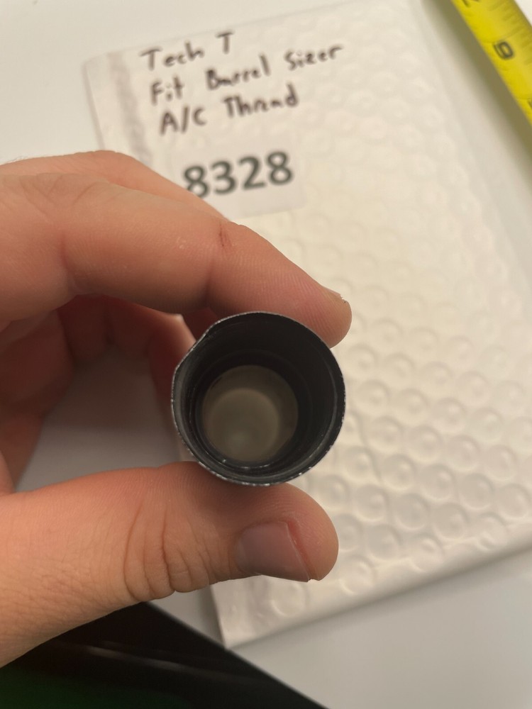 Tech T Fit Barrel Sizer A/C Thread 3 inch - Black