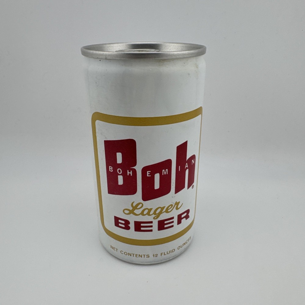 Vintage Bohemian "Boh" Lager Promo Beer Can (Empty)