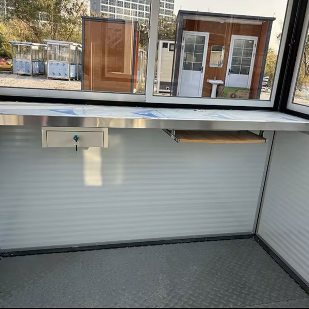 Portable Guard Shack / Prefab Office Booth With AC