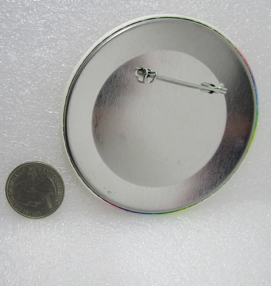 Love Is A Rainbow Button Pin
