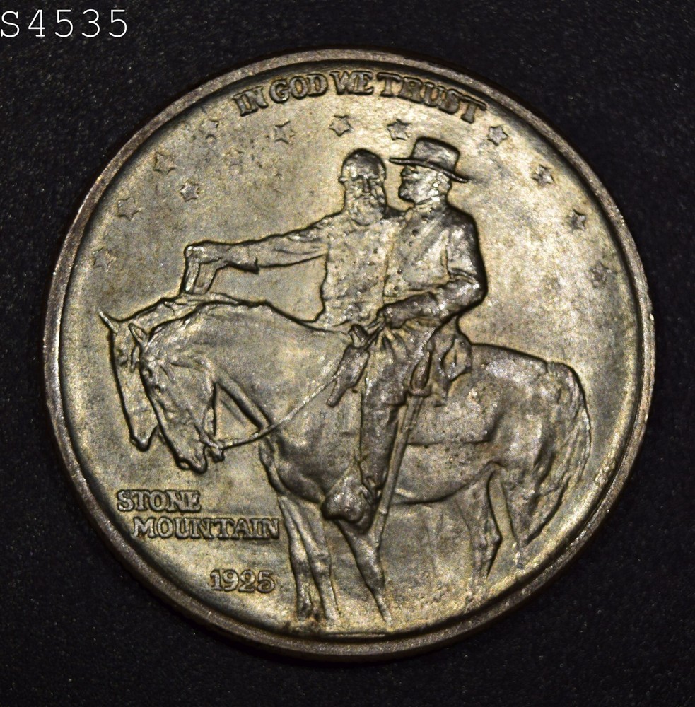 1925 Stone Mountain Commemorative Silver Half Dollar "Gem BU"