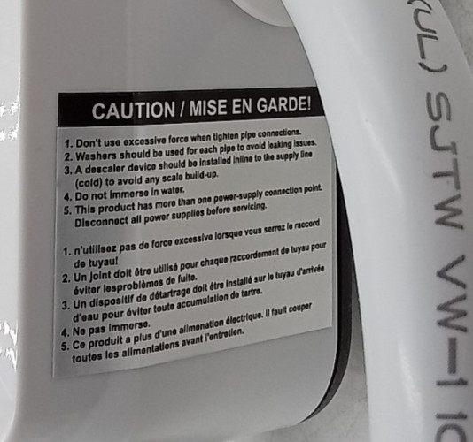 Thermomate ET035 Electric Tankless Water Heater Mini White